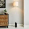 Dunelm Sole Black Floor Lamp -Lighting Heaven 30752944