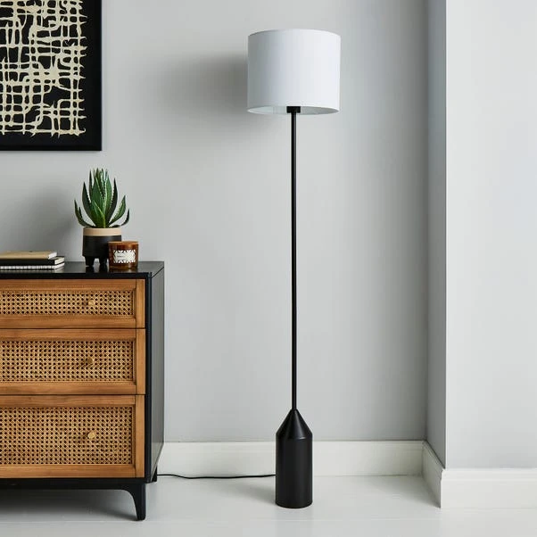 Dunelm Sole Black Floor Lamp 4 Dunelm Sole Black Floor Lamp - Image 2