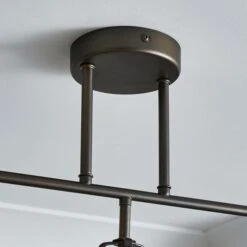 Dunelm Nicholas 3 Light Industrial Ceiling Fitting -Lighting Heaven 30753354 alt03