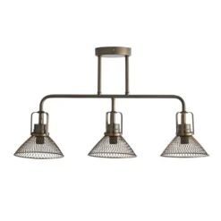 Dunelm Nicholas 3 Light Industrial Ceiling Fitting -Lighting Heaven 30753354 alt05