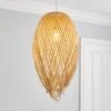 Dunelm Jasmine Rattan Easy Fit Pendant -Lighting Heaven 30753360