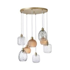 Dunelm Elodie 8 Light Cluster Ceiling Fitting 12 Dunelm Elodie 8 Light Cluster Ceiling Fitting -Lighting Heaven 30753362 alt05