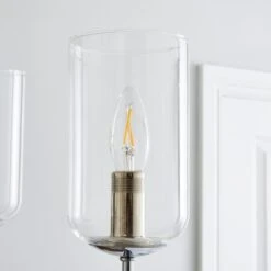 Dunelm Palazzo Clear 3 Light Ceiling Fitting 10 Dunelm Palazzo Clear 3 Light Ceiling Fitting -Lighting Heaven 30753370 alt02