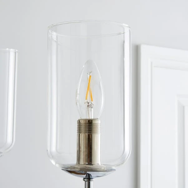 Dunelm Palazzo Clear 3 Light Ceiling Fitting 5 Dunelm Palazzo Clear 3 Light Ceiling Fitting - Image 3