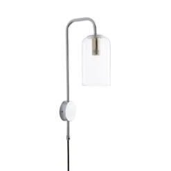 Dunelm Palazzo Clear Wall Light -Lighting Heaven 30753372 alt05