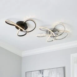 Dunelm Oria 5 Light LED Chrome Ceiling Fitting -Lighting Heaven 30753386 alt06