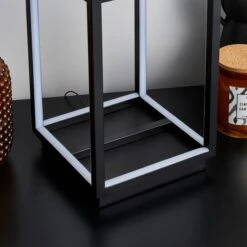 Dunelm Depere Integrated LED Black Table Lamp -Lighting Heaven 30753391 alt02