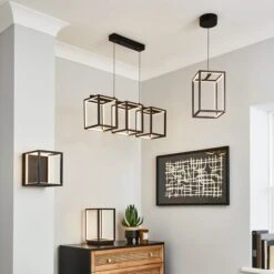 Dunelm Depere Integrated LED Black Table Lamp -Lighting Heaven 30753391 alt06