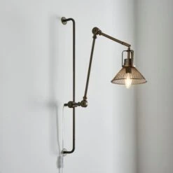 Dunelm Nicholas Industrial Adjustable Wall Light