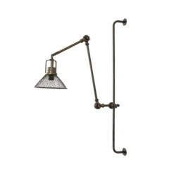Dunelm Nicholas Industrial Adjustable Wall Light -Lighting Heaven 30753394 alt05
