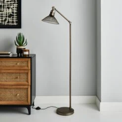 Dunelm Nicholas Industrial Floor Lamp 9 Dunelm Nicholas Industrial Floor Lamp -Lighting Heaven 30753395 alt01