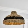 Dunelm Yanha Rattan Easy Fit Pendant 40cm 1 Dunelm Yanha Rattan Easy Fit Pendant 40cm -Lighting Heaven 30753433
