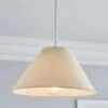 Dunelm Luna Conical Natural Shade 35cm -Lighting Heaven 30754790