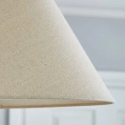 Dunelm Luna Conical Natural Shade 35cm -Lighting Heaven 30754790 alt02