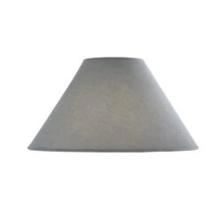 Dunelm Luna Conical Grey Shade 25cm -Lighting Heaven 30755331 alt05
