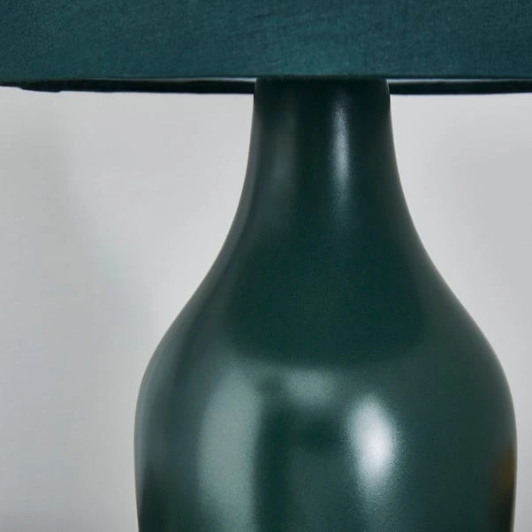 Dunelm Ava Bottle Green Table Lamp 6 Dunelm Ava Bottle Green Table Lamp - Image 4
