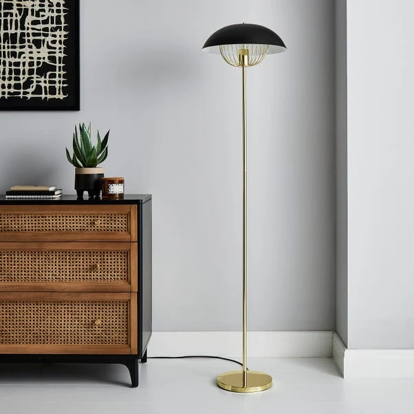 Dunelm Emzo Black Floor Lamp 4 Dunelm Emzo Black Floor Lamp - Image 2