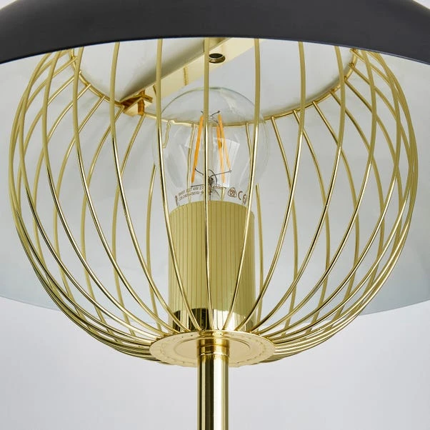 Dunelm Emzo Black Floor Lamp 5 Dunelm Emzo Black Floor Lamp - Image 3