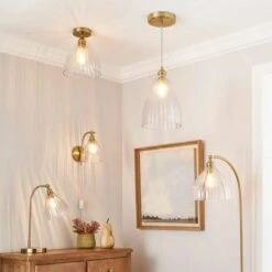 Churchgate Allexton Glass Floor Lamp -Lighting Heaven 30755586 alt06