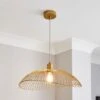 Elements Jaula Gold 1 Light Ceiling Fitting -Lighting Heaven 30755632