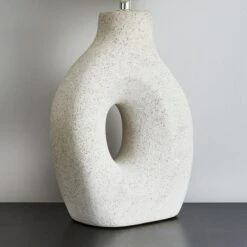 Dunelm Dinah Sculptural White Table Lamp -Lighting Heaven 30755681 alt03