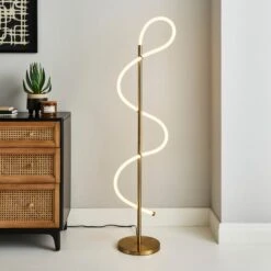 Dunelm Flexi Integrated LED Dimmable Floor Lamp