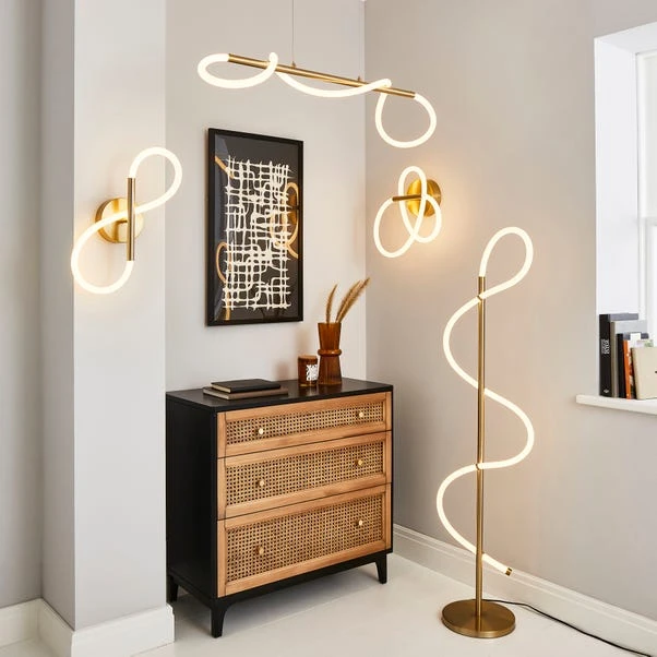 Dunelm Flexi Integrated LED Dimmable Floor Lamp 8 Dunelm Flexi Integrated LED Dimmable Floor Lamp - Image 6