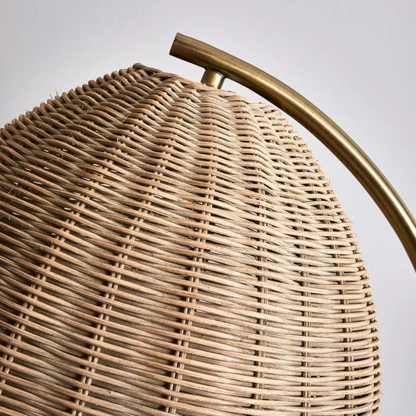 Churchgate Cotes Rattan Floor Lamp 5 Churchgate Cotes Rattan Floor Lamp - Image 3