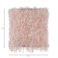 Dunelm Suzu Pink Easy Fit Pendant -Lighting Heaven 30755703 alt07