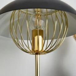 Dunelm Emzo Black Table Lamp -Lighting Heaven 30755720 alt02