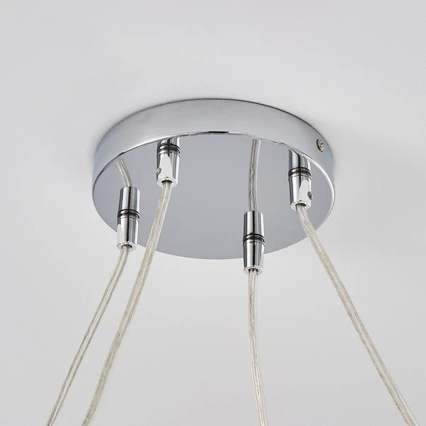 Dunelm Iris Hoop 4 Light Ceiling Fitting 6 Dunelm Iris Hoop 4 Light Ceiling Fitting - Image 4