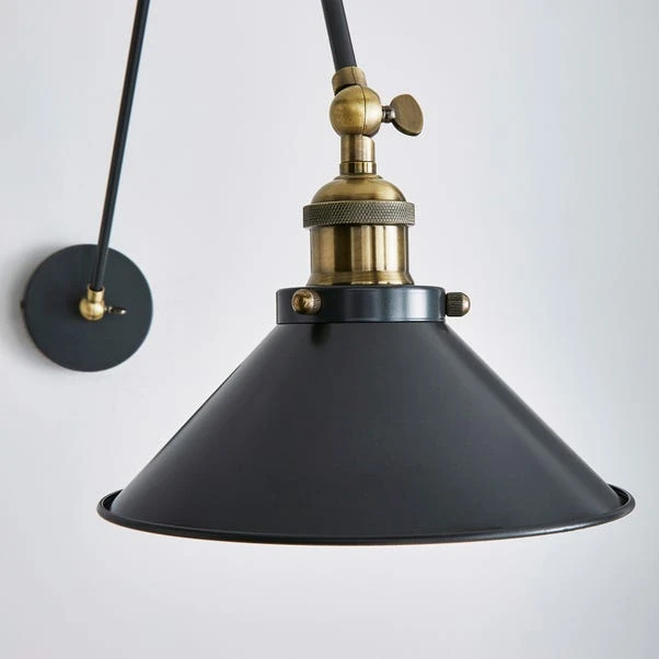 Dunelm Logan Grey Arm Ceiling And Wall Light 5 Dunelm Logan Grey Arm Ceiling And Wall Light - Image 3