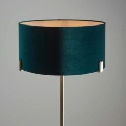 Vogue Lighting Vogue Balaton 1 Light Green Velvet Floor Lamp -Lighting Heaven 30755829 alt02