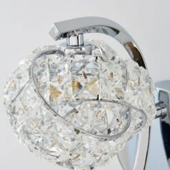 Dunelm Cecilie Glass Wall Light Twin Pack -Lighting Heaven 30762442 alt03