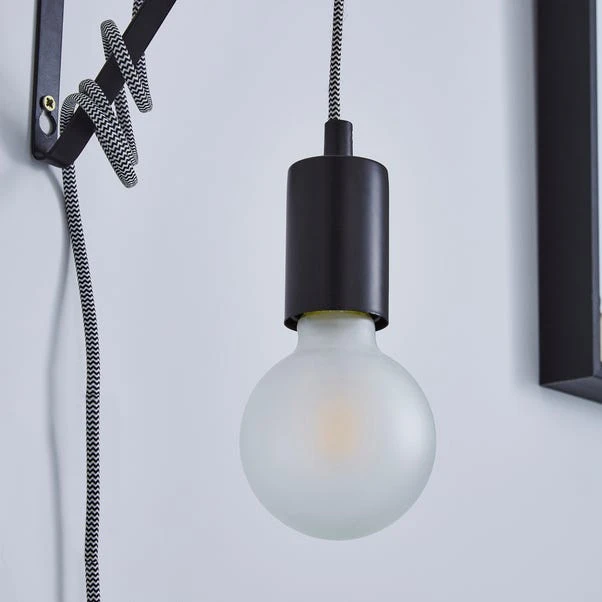 Dunelm Bradford Plug In Flex Set Twin Pack Matt Black 6 Dunelm Bradford Plug In Flex Set Twin Pack Matt Black - Image 4