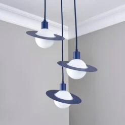 Dunelm Saturn 3 Light Cluster Ceiling Fitting -Lighting Heaven 30763137 alt02