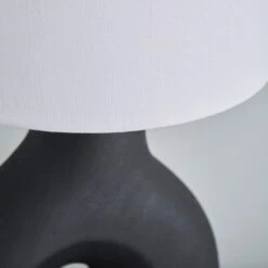 Dunelm Dinah Sculptural Black Table Lamp 10 Dunelm Dinah Sculptural Black Table Lamp -Lighting Heaven 30763290 alt03
