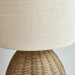 Dunelm Churchgate Cotes Rattan Floor Lamp -Lighting Heaven 30763294 alt02