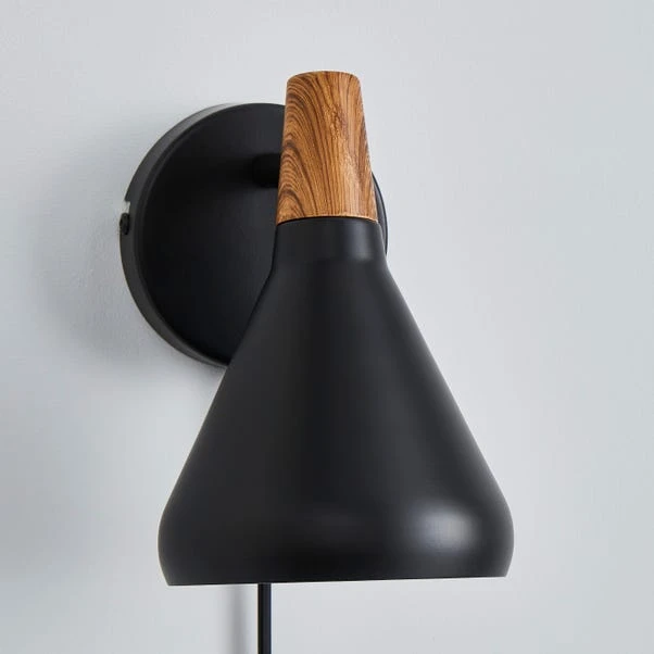 Elements Wolston Plug In Wall Light 5 Elements Wolston Plug In Wall Light - Image 3