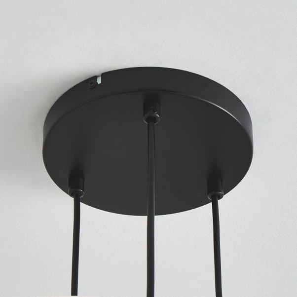 Elements Wolston 3 Light Cluster Ceiling Fitting 6 Elements Wolston 3 Light Cluster Ceiling Fitting - Image 4