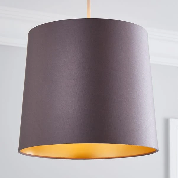 Dunelm Daphne Satin Tapered Shade 3 Dunelm Daphne Satin Tapered Shade