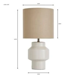 Dunelm Montreal 42cm Table Lamp -Lighting Heaven 30766243 alt07