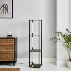 Dunelm Franklin Replaceable Integrated LED Shelved Floor Lamp -Lighting Heaven 30768624 alt06