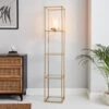 Dunelm Claude Shelved Floor Lamp -Lighting Heaven 30768625