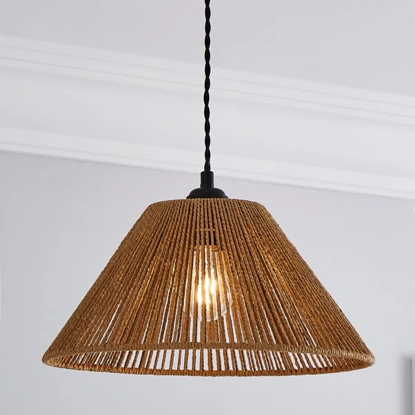 Dunelm Kabir Tapered String Pendant Shade 3 Dunelm Kabir Tapered String Pendant Shade