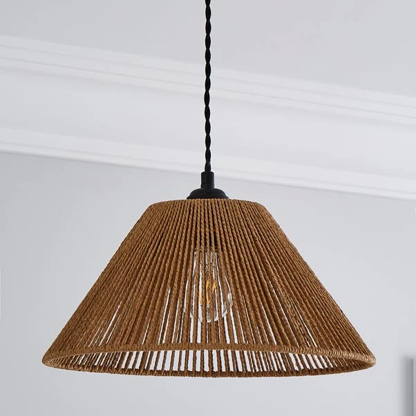 Dunelm Kabir Tapered String Pendant Shade 4 Dunelm Kabir Tapered String Pendant Shade - Image 2