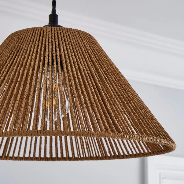 Dunelm Kabir Tapered String Pendant Shade 5 Dunelm Kabir Tapered String Pendant Shade - Image 3