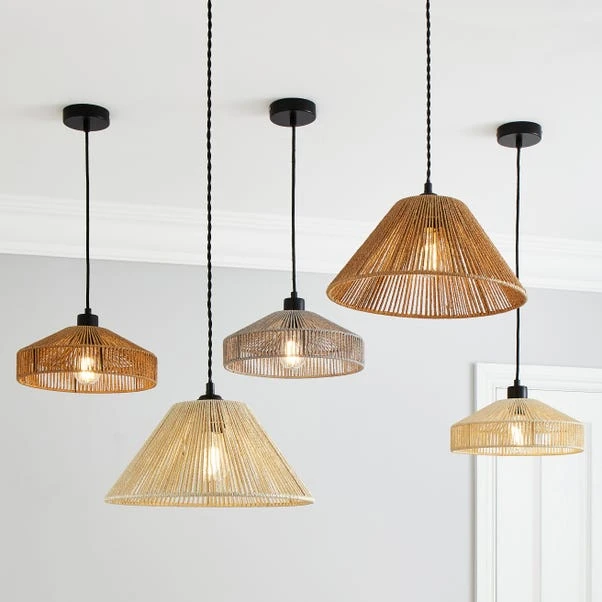 Dunelm Kabir Tapered String Pendant Shade 8 Dunelm Kabir Tapered String Pendant Shade - Image 6