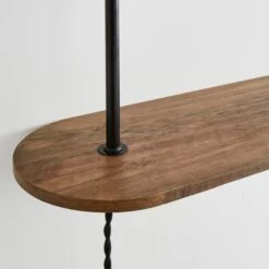 Elements Visby Shelf Wall Light Walnut -Lighting Heaven 30768647 alt03