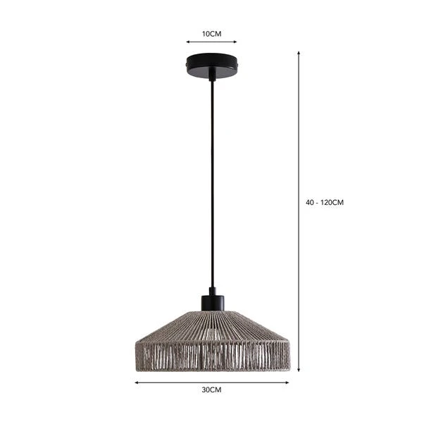 Dunelm Kabir 1 Light Ceiling Fitting 8 Dunelm Kabir 1 Light Ceiling Fitting - Image 6
